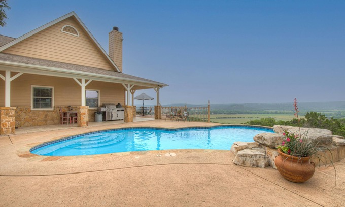 Canyon Lake Casa | Unique Hill Top Estate w/ Pool, Pond, Views, and Close to Lake, River, and More!