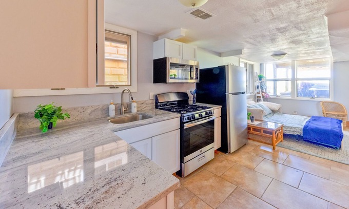 Miller Beach Casa | Unique lakefront home with amazing views, washer/dryer, deck, & AC