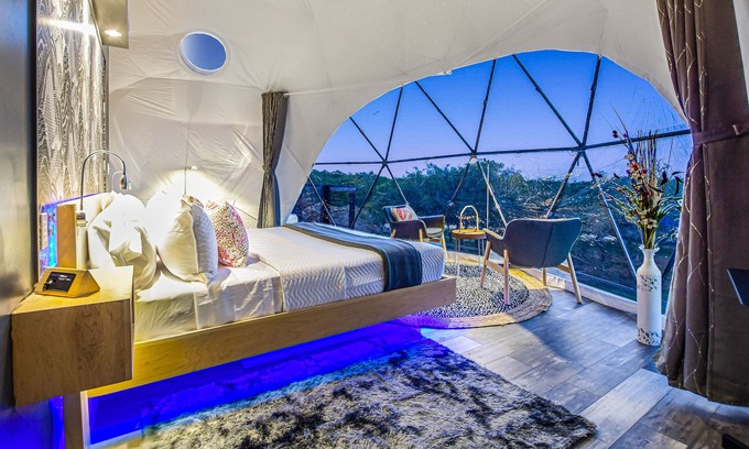 Lago Vista Complejo | Unique & Plush Eco-Glamping Resort in TX Hill country!