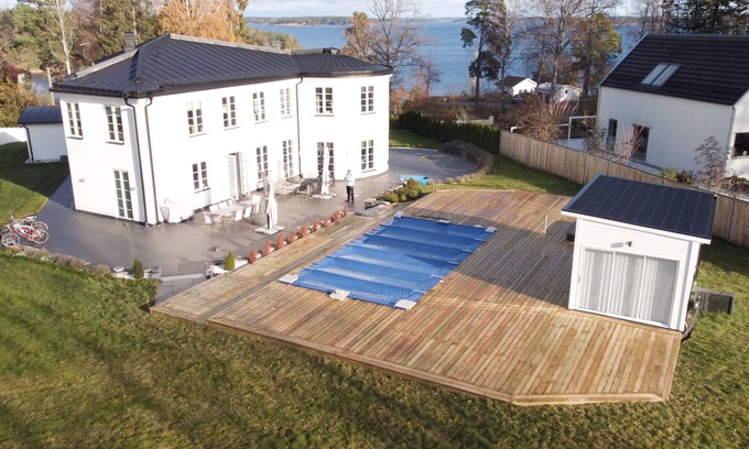 Ytterbystrand Villa | Villa única en el corazón del archipiélago en Resarö, vecina Vaxholm
