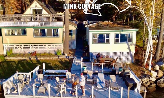 Laconia Cabaña | Unique waterfront rental on Lake Winnipesaukee. Perfect mid-week getaway!