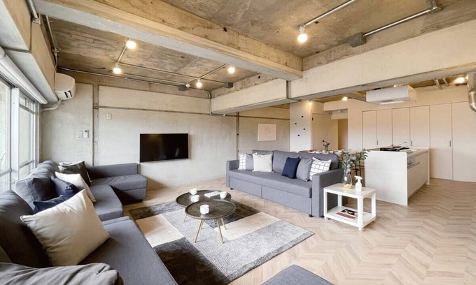 Hiroshima City Centre Apartamento | Up to 14p 1 min Peace Park, Wonderful huge house !