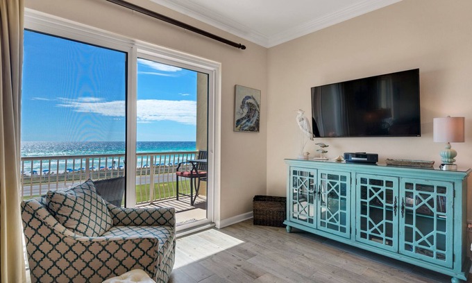Miramar Beach Condominio | Retiro de playa Lujoso frente al golfo Mascotas remodeladas Diciembre de 2016