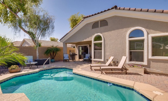 Power Ranch Casa | Updated Gilbert Home with Pool, Patio & Grill!