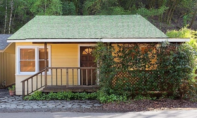 Healdsburg Cabaña | Actualizado River Healdsburg Cottage: A minutos de Plaza, Cata Habitaciones y Viñedos