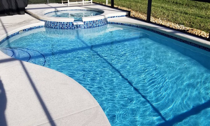 Windsor Palms Casa | Casa actualizada con piscina privada / spa, a 5 minutos de Disney, ¡Sala de juegos!