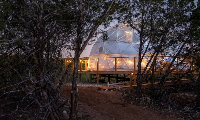 Marble Falls Villa | Upscale Stargazing Dome Luxury Stunning Mountain View Loving Heart Retreats