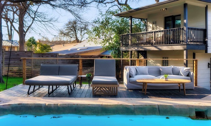 Barton Hills Casa | Luxury Zilker Home Pool Hot Tub and 2 Kitchens!