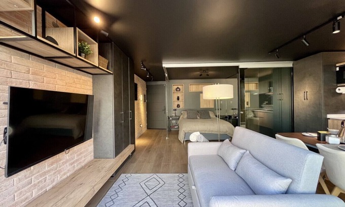 Downtown Santiago Apartamento | Urban Artistic Santa Elvira - Laundry Parking Terrace