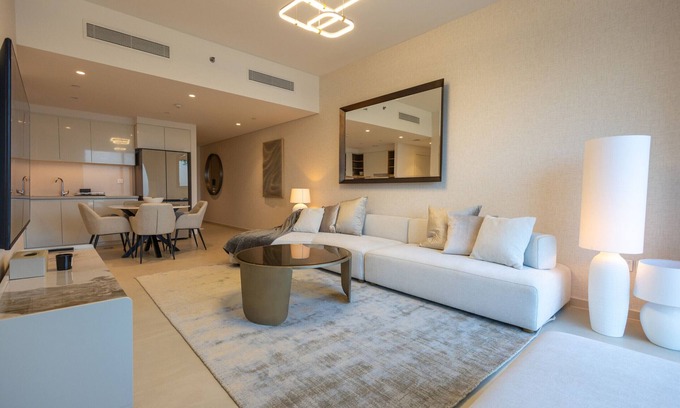 Za'abeel 2 Apartamento | Urban & Elegant Stay Just Steps from Burj Khalifa