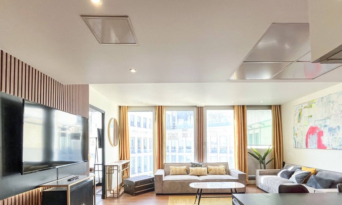 Faubourg-du-Roule Apartamento | Urban Flat 128 - Art Rock 4BDR Flat near Champs-Elysées