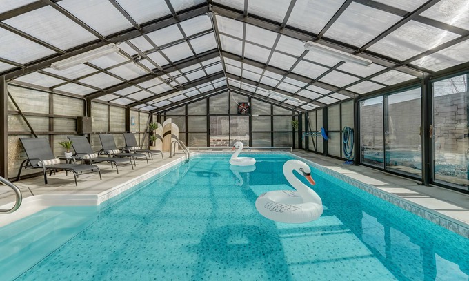 Central Colorado Springs Cabaña | Urban Float - Private Heated Pool & HotTub & Firepit