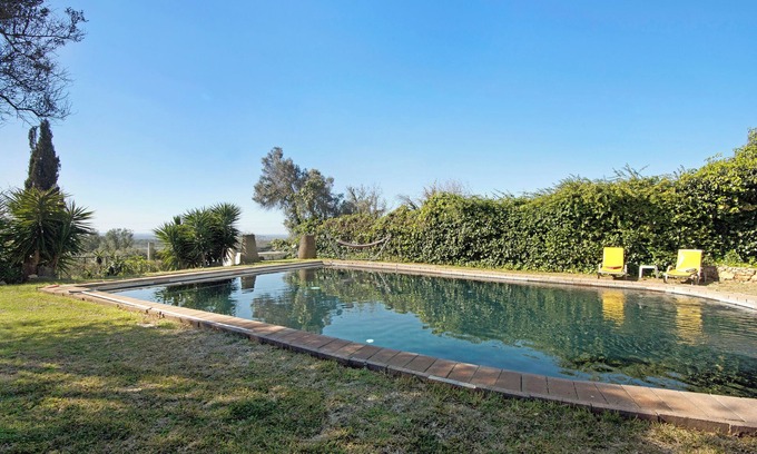 Messines de Baixo Casa | Casa de vacaciones "Arcadia T3" con piscina privada, 2 terrazas y Wi-Fi