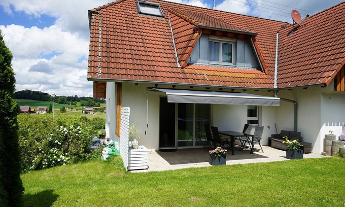Oberreichenbach Apartamento | Vacation apartment with cozy terrace in the northern Black Forest