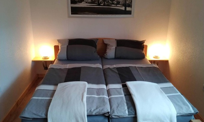 Bad Brueckenau Apartamento | Vacation apartment (45sqm) with garden and terrace, dogs welcome
