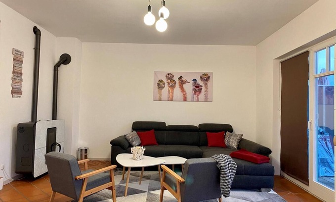 Sankt Englmar Apartamento | Vacation apartment with south-facing balcony-terrace and open-plan living area