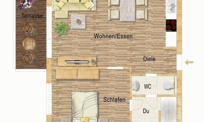 Lierschied Apartamento | Vacation apartment/apartment for 4 guests with 50m² in Lierschied (127583)
