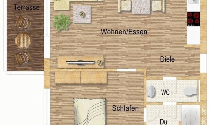 Lierschied Apartamento | Vacation apartment/apartment for 4 guests with 50m² in Lierschied (129138)