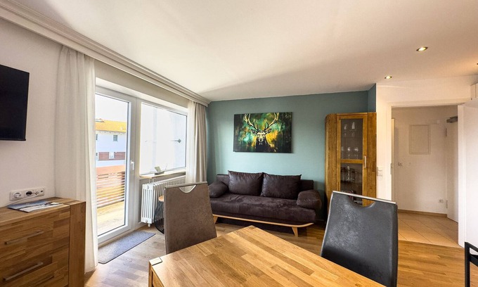 Kalzhofen Apartamento | Vacation apartment "AllgäuTime" with swimming pool and sauna