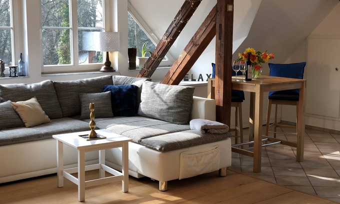 Leutzsch Apartamento | Apartamento con jardín para hasta 7 personas cerca de la arena RB