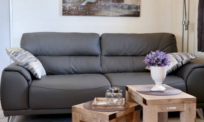 Gross Zicker Apartamento | Vacation apartment with Bodden view and beach chair on the balcony