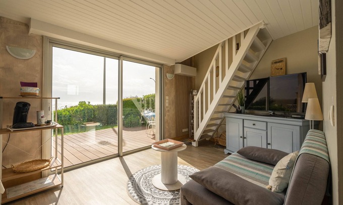 Saint-Palais-sur-Mer Casa | Casa de vacaciones "Grande Côte" con vistas al mar, terraza privada y Wi-Fi