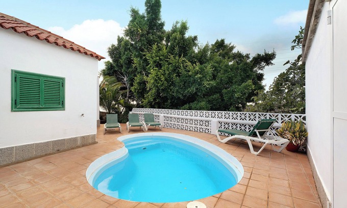 Guia de Isora Villa | Casa de vacaciones 'Biofinca Las Dulces Villa Alma' con vistas al mar, piscina y Wi-Fi