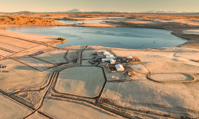 Selfoss Cabaña | Vacation home by the river Þjórsá, directly in nature, wide landscape, ideally situated