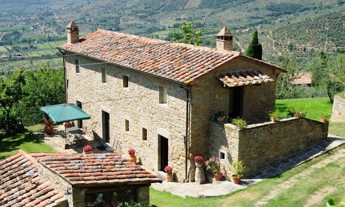 Cortona Casa | Casa de vacaciones en Cortona con 2 habitaciones, capacidad 4