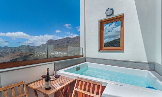 Tejeda Casa | Casa de vacaciones 'La Casa De La Esquina - 360º View' con vistas a la montaña