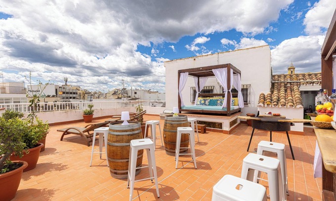 Historic Center of Estepona Casa | Casa 'La Casa de Manuel' cerca de la playa con terraza