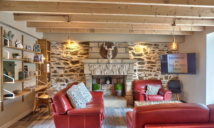Saint-Fiacre Casa | Vacation home "Le Bois Meur" between forest and sea