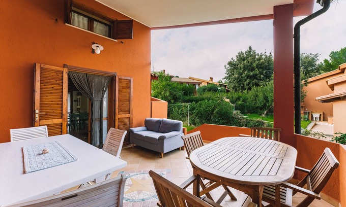 Costa Rei Casa | "Oasi del Relax" cerca de la playa con aire acondicionado, jardín, terraza y barbacoa