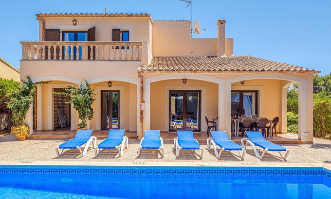 Sa Rapita Casa | Casa de vacaciones Villa Karen con piscina y Wi-Fi