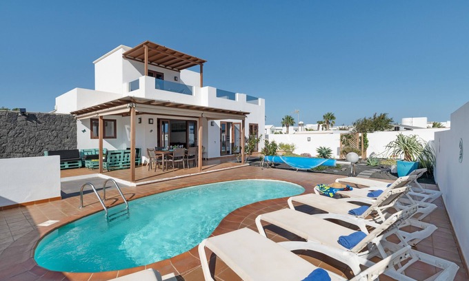 Los Pocillos Casa | Casa de vacaciones 'Villa Lupa' con Wi-Fi