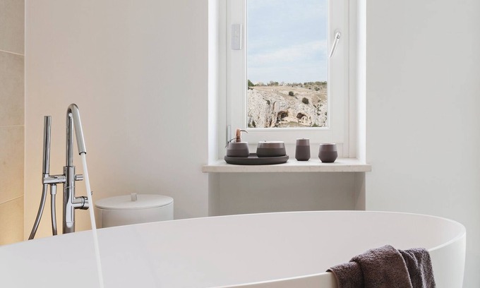 Sasso Barisano Casa | LAMIA MATERA 11 casa de vacaciones en el corazón de Sassi di Mater