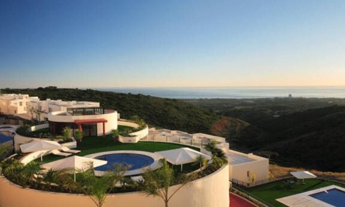 Marbella Apartamento | Vacaciones en Peaceful Mountain Top Marbella Ático de lujo con vista panoramica