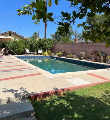 North Hills West Casa | Vacation Rental w Pool &Garden 6 Guests near CSUN