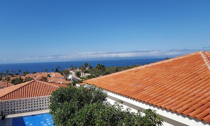 Callao Salvaje Villa | Villa de vacaciones 'Bella Villa In Callao' con vistas al mar, Wi-Fi y aire acondicionado