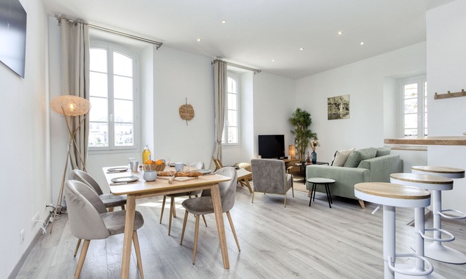 La Ciotat Apartamento | Vairo. Duplex lumineux, vue port, clim