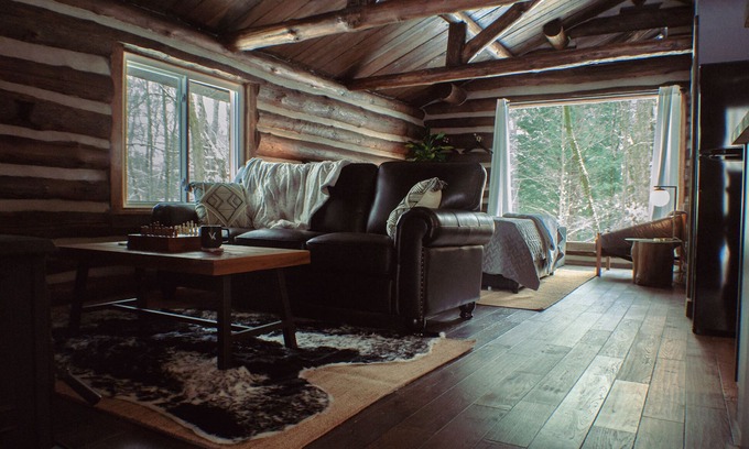 Cleveland Cabina | Vanderkamp NY – Wohlleben Cabin Secluded Forest Retreat on 850 Acres