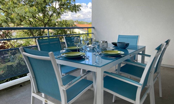 Vaux-sur-Mer Apartamento | Vaux-sur-Mer: Apartamento 2* con piscina y balcón