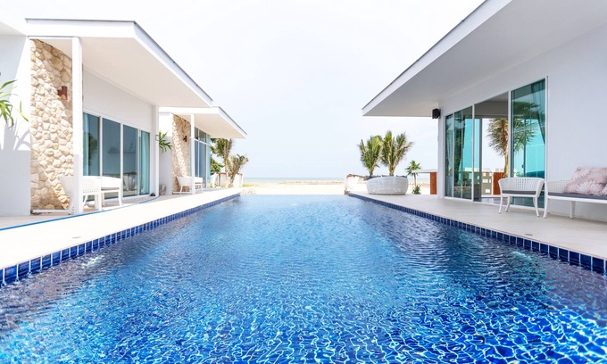 Puk Tian Villa | Vela villa de lujo frente al mar Cha am, Tailandia