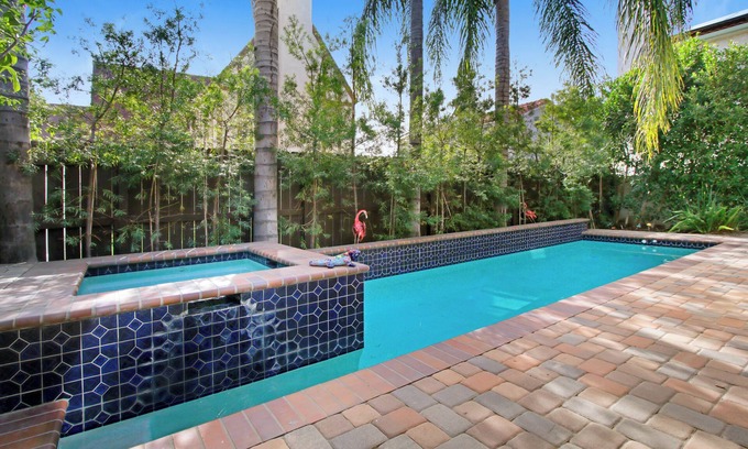 Panorama City Casa | Velvet and Brass Cozy Four Bedroom Poolside & Hot Tub Retreat