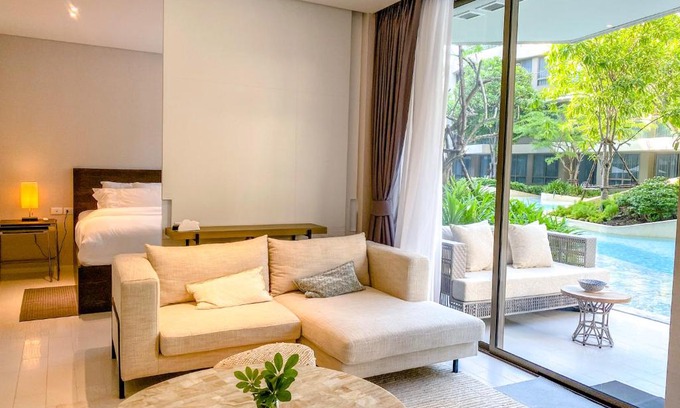 Khao Takiab Apartamento | Veranda pool access 2BR family Huahin