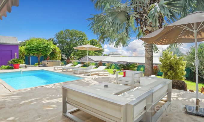 Saint-Francois Villa | Very nice villa Indigo overlooking golf court