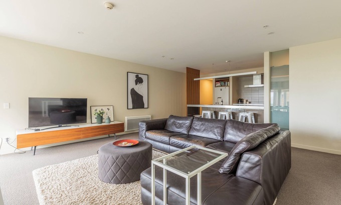 Wellington CBD Apartamento | Victoria View - 3 bed including car parking, next to Takina and opposite Te Papa