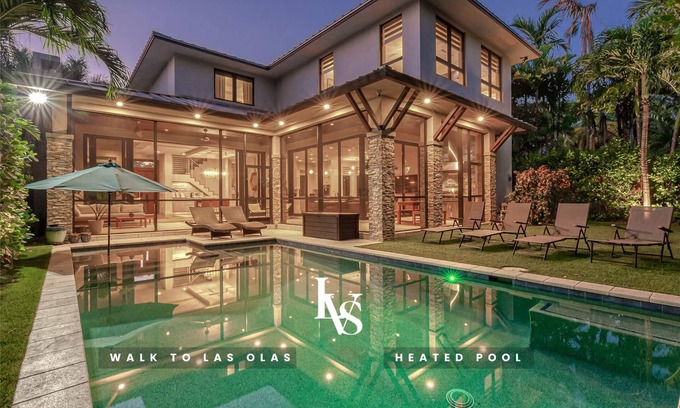 Victoria Park Casa | Victoria Villa - Walk to Las Olas - 4 Bed 4 Bath