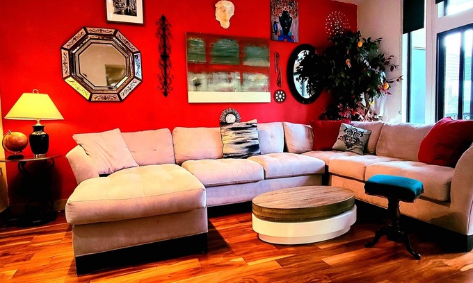 Central Business District Apartamento | View of Downtown Houston blocks from midtown, MM ballpark & Toyota Center