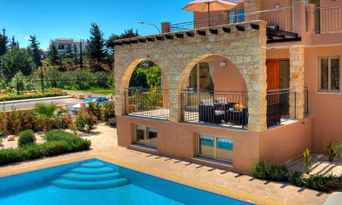 Polis Villa | Villa 1 Sandy Beach Villas - Heated pool - Jacuzzi - Private Beach Area - Sea Views